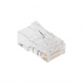 Маленькое фото товара - Разъем cквозной RJ-45(8P8C) под витую пару, UTP, CAT 5e REXANT. Вариант №1