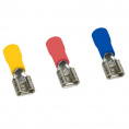 Маленькое фото товара - Разъем плоский РпИм OptiKit S-Pm-PVC-2-5-0,4(100шт). Вариант №1