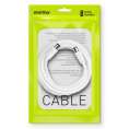 Маленькое фото товара - Антенный кабель Smartbuy, разъемы M-F, длина 1,8 м (K-TV231-125)/125. Вариант №2