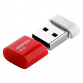 Маленькое фото товара - USB 2.0 накопитель Smartbuy 016GB LARA Red (SB16GBLARA-R). Вариант №3