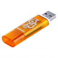 Маленькое фото товара - USB 2.0 накопитель Smartbuy 64GB Glossy series Orange (SB64GBGS-Or). Вариант №3