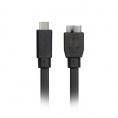 Маленькое фото товара - Кабель Smartbuy 761K USB 3.1 Micro B (M) - Type C (M), 5 Гб/с, 20 см, flat. Вариант №2