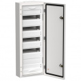 Маленькое фото товара - TITAN 5 Корпус металлический ЩРн-60 (1х60) 835х310х140мм IP54 белый (одна дверь) IEK. Вариант №1