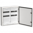 Маленькое фото товара - TITAN 5 Корпус металлический ЩРн-72 (2х36) 585х570х140мм IP54 белый (одна дверь) IEK. Вариант №1
