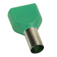 Фото товара - Наконечник штыревой втулочный под два провода НШвИ2 OptiKit T-Shv2-PVC- 16-14(100шт)