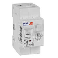 Фото товара - АВДТ с защитой от сверхтоков OptiDin D63-22C10-AC-У3 (2P, C10, 30mA, 4,5кА)