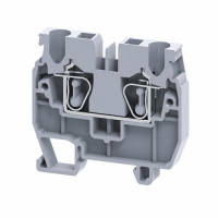 Фото товара - Мини-клемма проходная пружинная OptiClip CXM-2,5-I-24A-(0,2-2,5)-серый