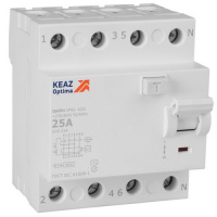 Фото товара - ВДТ без защиты от сверхтоков OptiDin DM63-4225-AC-4,5-УХЛ4 (4P, 25, 30mA)