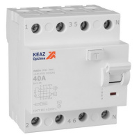 Фото товара - ВДТ без защиты от сверхтоков OptiDin DM63-4440-AC-4,5-УХЛ4 (4P, 40, 300mA)