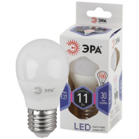 Фото товара - Лампочка светодиодная ЭРА STD LED P45-11W-860-E27 E27 / Е27 11Вт шар холодный дневной свет