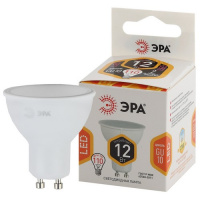 Фото товара - Лампочка светодиодная ЭРА STD LED MR16-12W-827-GU10 GU10 12Вт софит теплый белый свет