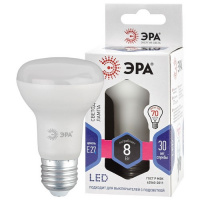 Фото товара - Лампочка светодиодная ЭРА STD LED R63-8W-860-E27 Е27/ Е27 8Вт рефлектор холодный дневной свет
