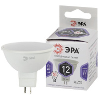Фото товара - Лампочка светодиодная ЭРА STD LED MR16-12W-860-GU5.3 GU5.3 12Вт софит холодный дневной свет