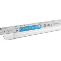 Фото товара - Лампа светодиодная ЭРА STD LED T8-10W-840-G13-600mm G13 поворотный 10 Вт трубка стекло нейтральный белый свет пенорукав