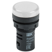 Фото товара - Лампа AD22DS(LED)матрица d=22мм белый 24В AC/DC IEK