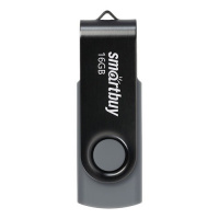 Фото товара - UFD 2.0 накопитель SmartBuy 016GB Twist Black (SB016GB2TWK)