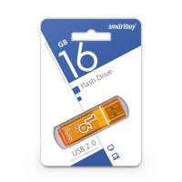 Фото товара - USB 2.0 накопитель Smartbuy 016GB Glossy series Orange (SB16GBGS-Or)