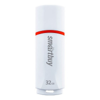 Фото товара - USB 2.0 накопитель Smartbuy 032GB Crown White (SB32GBCRW-W)