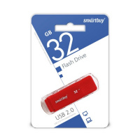 Фото товара - USB 2.0 накопитель  Smartbuy 032GB Dock Red (SB32GBDK-R)