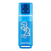 Фото товара - USB 2.0 накопитель Smartbuy 032GB Glossy series Blue (SB32GBGS-B)