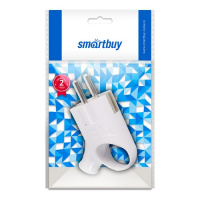 Фото товара - Вилка Smartbuy, с кольцом с заземлением белая 16А 250В (SBE-16-P03-w)/480