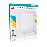 Фото товара - Встраиваемый (LED) светильник DL Smartbuy Square-24w/4000K/IP20 (SBL-DLSq-24-4K)/20