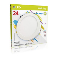 Фото товара - Накладной (LED) светильник Round SDL Smartbuy-24w/4000K/IP40 (SBL-RSDL-24-4K)/20