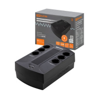 Фото товара - Источник бесперебойного питания ИБП 850 ВА 6 розеток +2USB TDM