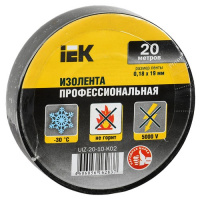 Фото товара - MIXTAPE 5 Изолента 0,18х19мм черная 20м IEK